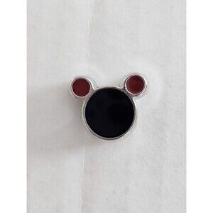 Mickey Head Enamel Bead Charm
